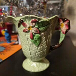 Carlton Ware Hand painted 1938 Creamer Apple Blossom Design Made in England